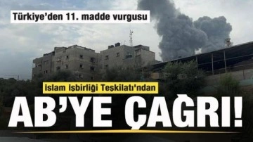 İslam İşbirliği Teşkilatı'ndan AB'ye çağrı! Türkiye’den 11. madde vurgusu