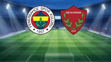 İsmail Kartal'dan şaşırtan tercihler! Fenerbahçe-Hatayspor maçında ilk 11'ler belli oldu
