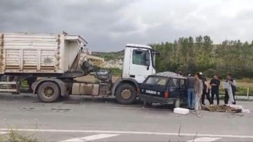 Isparta'da tır ile otomobil çarpıştı: 1 ölü