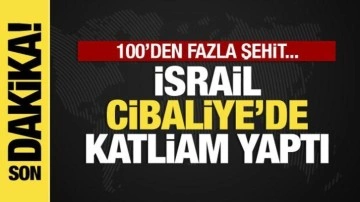 İsrail Cibaliya Mülteci Kampı'nda katliam yaptı: 100'den fazla şehit