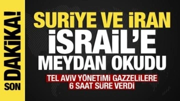 İsrail-Filistin savaşında son dakika: Suriye ve İran, İsrail'e meydan okudu