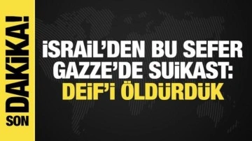 İsrail ordusu açıkladı: Deif'i Gazze'de öldürdük