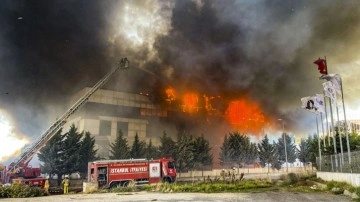 İstanbul Silivri'de fabrikada yangın çıktı!