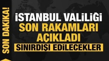 İstanbul Valiliği: Son bir hafta içinde 17.116 düzensiz göçmen yakalandı