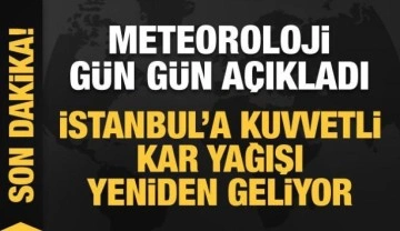 İstanbul ve çok sayıda ile yeniden kar geliyor! 4 gün sürecek