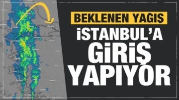 İstanbul'a beklenen bulutlar giriş yapıyor! Yağış için saat verildi