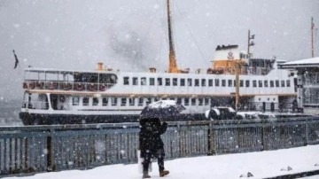 İstanbul'da bazı vapur seferleri yapılamıyor