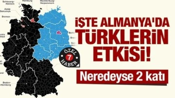 İşte Almanya'da Türklerin etkisi! Neredeyse 2 katı