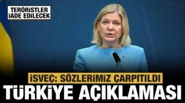 İsveç Başbakanlığı&nbsp;Türkiye'de bugün çıkan haberin çarpıtıldığını açıkladı