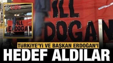 İsviçre'de alçak gösteri: Başkan Erdoğan'ı hedef aldılar