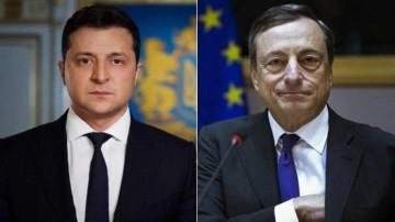 İtalya Başbakanı Draghi Ukrayna Devlet Başkanı Zelenskiy görüştü