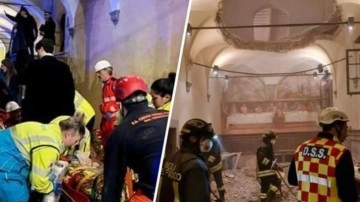 İtalya'da düğün sırasında zemin çöktü, 35 kişi yaralandı