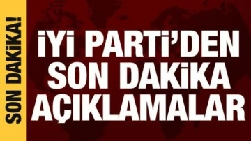 İYİ Parti Sözcüsü Kürşad Zorlu açıklama yapıyor