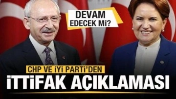 İYİ Parti ve CHP'den Millet İttifakı açıklaması