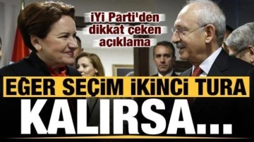 İYİ Parti'den dikkat çeken açıklama: Seçim ikinci tura kalırsa...