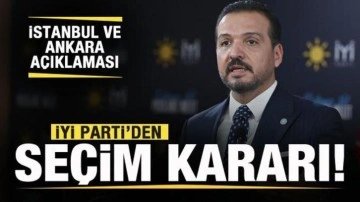 İYİ Parti'den İstanbul ve Ankara açıklaması! Yeni seçim kararı