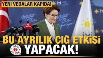 İyi Parti'nin ayrılığı çığ etkisi yapacak! Yeni vedalar kapıda