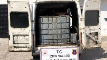 İzmir'de 2,5 ton atık yağ ele geçirildi