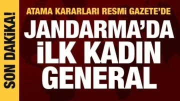 Jandarma Genel Komutanlığındaki atamalara ilişkin kararlar Resmi Gazete'de