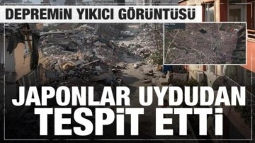 Japonlar uydu görüntüsünü paylaştı! Depremin büyüklüğü gözler önüne serildi