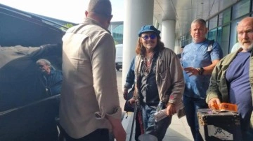 Johnny Depp İstanbul'a geldi