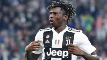 Juventus'ta Moise Kean, oyuna girdikten 40 saniye sonra kırmızı kart gördü