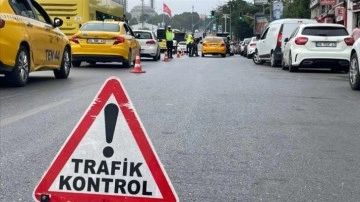 Kadıköy'de taksicilere yönelik denetim yapıldı