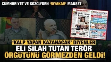 Kalp yapan kazanacak diyenler, eli silah tutan terör örgütünü görmezden geldi!