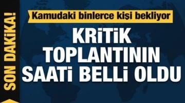 Kamudaki sözleşmelilerin kadro talebiyle ilgili toplantının saati belli oldu