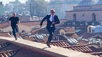 Kapalıçarşı'nın çatısında koştu: Büyükelçi'den Skyfall 007 göndermesi