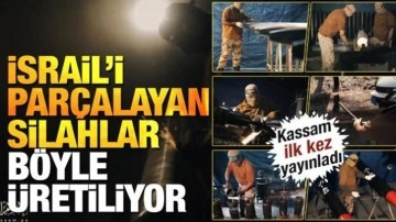 Kassam Tugayları ilk kez yayınladı: İsrail'i parçalayan silahlar böyle imal ediyor