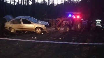 Kastamonu'da devrilen otomobildeki 1 kişi öldü, 2 kişi yaralandı