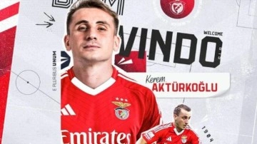 Kerem Aktürkoğlu resmen Benfica'da! Serbest kalma bedeli dudak uçuklattı