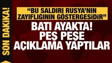 Kiev'deki patlamalara dünyadan tepkiler: Bu saldırı Putin'in zayıflığının göstergesidir