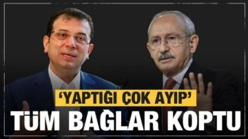 Kılıçdaroğlu bağlarını tamamen koparttı! İmamoğlu'na şok tepki: Yaptığı çok ayıp