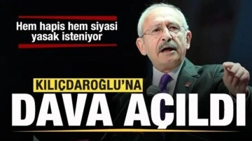 Kılıçdaroğlu'na hapis istemiyle dava! Siyasi yasak isteniyor