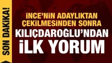 Kılıçdaroğlu'ndan, adaylıktan çekilen İnce'ye yeni çağrı