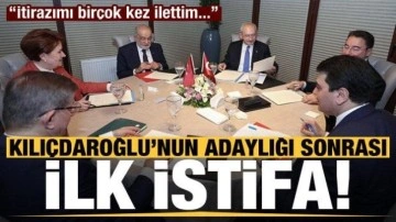 Kılıçdaroğlu'nun adaylığı sonrası ilk istifa geldi