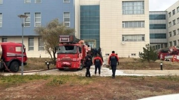 Kırklareli Üniversitesi'nde yangın