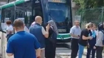 Kocaeli'de tramvaylar çarpıştı