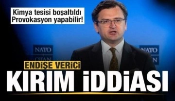 Korkunç iddia: Rusya Kırım'da provokasyon yapabilir! Kimya tesisi boşaltıldı