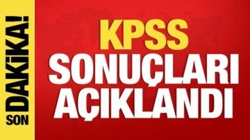 KPSS yerleştirme sonuçları açıklandı