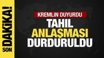 Kremlin: Tahıl Koridoru Anlaşması'nı askıya aldık