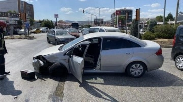 Kula'da trafik kazası: 2 yaralı