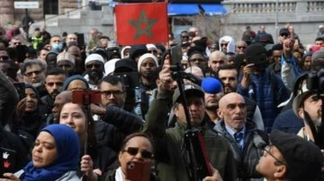 Kur'an- Kerim yakan ırkçıya Stockholm'de tepki gösterisi