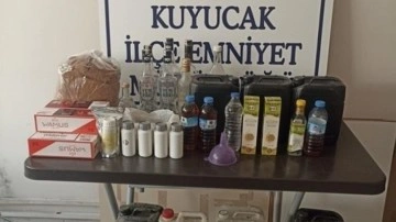 Kuyucak’ta sahte içki operasyonu