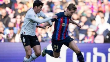 Lider Barcelona evinde Valencia'yı 1-0 yendi