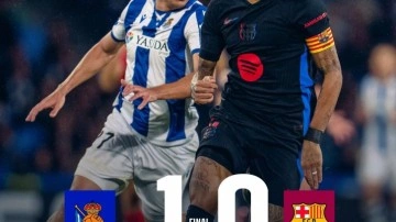 Lider Barcelona'ya Real Sociedad darbesi!