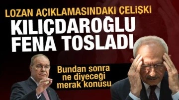 "Lozan" çıkışı yapan Kılıçdaroğlu yine duvara tosladı