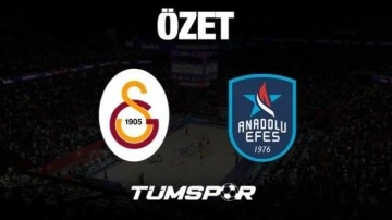 MAÇ ÖZETİ | Galatasaray 64-71 Anadolu Efes (Basketbol Süper Ligi Play-Off Yarı Finali)